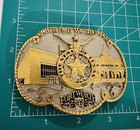 Adm 24k Gold Plated North Fort Worth Bank Vintage Belt Buckle Western Texas