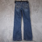 Ariat Real Denim Girls Size 8 Boot Cut Blue Jeans Cowgirl Western Rodeo