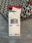 Michael Kors Scarf   Hat Set Black white Mk Logo Red Trim New Authentic