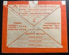 1924 Casablanca Morocco First Flight Airmail Cover Ffc To Bruxelles Belgium