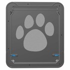 Pet dog cat Lockable Flap Door Magnetic Gate Frame For Screen Or Window - Large