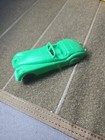  Rare Antique Original 4   Green  Plastic Jaguar Toy Car  Vintage Usa 