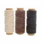 Hemp Cord 1mm 3 Spools Black  Brown  Natural  29 5 Foot   9m Each  20lb Test