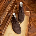 British Italian Style Men Real Suede Leather Lace Up Retro Ankle Desert Boots Sz