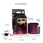 Mina Ibrow Henna Hair Color Professional Tint Kit With Brush Combo Pack   Covers