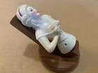 4346 German Half Doll Pin Cushion 3 3 4    Blond Germany Early 1900   s
