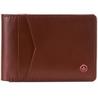 Alpine Swiss Mens Rfid Protected Slimfold Wallet Slim Leather Bifold Id Window