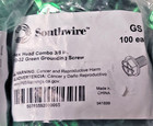 Lot Of 20 Packs Of Southwire Grounding Combo Slotted Hex Screw Gs  100 Per Pack