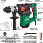 Sds-plus Rotary Hammer Drill  12 5 Amp 3 Functions Corded Vibration Control Roto