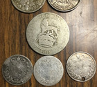 Lot Of 6 Great Britain Silver Shilling Threepence And Sixpence Lot Of 6 Coins
