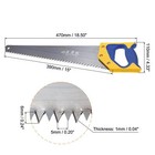 15  Professional Hand Panel Saw With Straight Blade D-shaped Plastic Handle