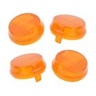 4pcs Turn Signal Light Lens Cover For Honda Shadow Vt750 Vt1300 Kawasaki Vn 1600
