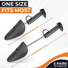 5 Pairs Of Plastic Shoe Trees I Adjustable Length Shoe Trees For Men I Shoe  