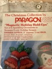 Vtg Paragon Needlecraft    magnetic Holiday Hold-ups Nos Sequins Felt Ornament