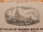 Us  Oil  Lakeside Oil Co  Delaware  1922  104 Shares    145  Handwritten Excl  