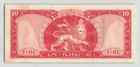 Ethiopia 10 Dollars 1966  P-27  Original Au Grade  Ap468813  Handsome Note   A2