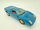 Vintage Bandai Tin Litho Friction Ford Gt In Blue Made In Japan Nice   