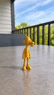 3d Printed Giant Golden Neegy Statue 8 Inch  Iconic Meme Statue 