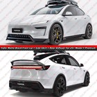 For 25-26 Tesla Model Y Yofer Matte Black Front Lip   Side Skirt   Rear Diffuser