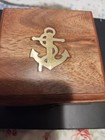 Brass Compass With Engraved Quote  Wooden Gift Box  Grandson s Path Finder