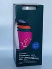 New Starbucks 6 Halloween Glow In The Dark Reusable Hot Cups 2013 Ghost Pumpkin