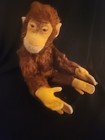 Authentic Vtg Steiff Chimpanzee  jocko  11  Jointed Brown Mohair Collector Piece