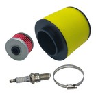 For Honda Trx350 Air Filter Cleaner Tune Up Kit Rx 350 Fourtrax Rancher Es 4x4