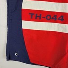 Vtg 90 s Tommy Hilfiger Sailing Gear Swim Trunks Mens M Red Blue Colorblock 