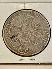 High Grade- 1682- Charles Ii - Silver 1 2 Crown Great Britain Coin