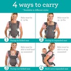  Infantino Flip Advanced 4-in-1 Carrier Ergonomic Convertible 8-32 Lbs Leopard 