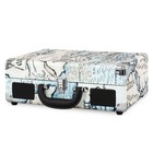 Journey Suitcase Record Player - Map Print - Factory Direct