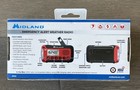 New Midland Emergency Alert Weather Radio Portable Solar Crank Red Er50 Noaa
