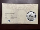 999 Silver 2004 Cook Islands  5 00 Ben Franklin Us Postal Service Coin Scarce