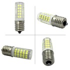 5pcs E17 Led Light Bulb C9 64-2835smd Ceramics Light 6w 110v 120v White Lamp H