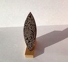 Tatting Shuttle W Florence Pattern Burgundy 3  Long
