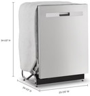 Whirlpool 24  Built-in Stainless Steel Quiet Dishwasher 3rd Rack  still In Box 