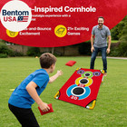 Cornhole Board Set With 21  Games  8 Bean Bags - Arcade Style Corn Hole Games Fo