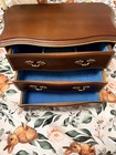  Vintage Jewelry Chest In The French Provincial Style Brown 9x7x4 Inches