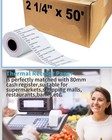 10 Rolls 2 1 4  X 50  Thermal Papers Cash Register Pos Receipt Paper 