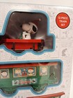 Snoopy Peanuts New Holiday Express 12 Piece Christmas Train Set W light   Sound