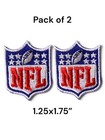 Nfl Logo Small Collar Size Patch Embroidered Iron On 1 5x1 75   Embroidery Patch