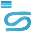 600pcs Quilling Strips Paper 5mm 21  Origami Paper For Art Diy Aquamarine Blue