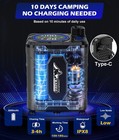 Upgraded Portable Shower For Camping With Heater 5gal Bucket Led Display