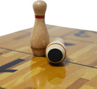 Shuffleboard Bowling Pin Set With 10 Pcs Premium Hardwood Bowling Pins Durabel T