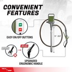 Tera Pump Trcdm-xl Battery Powered Fuel Transfer Pump  59 Inch Hose  2 6 Gpm