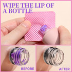200pcs Lint Free Nail Wipes Nonwoven Pads Gel Polish Eyelash Glue Cleaning Set