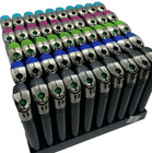 100 Disposable Lighters  Butane Cheap Push Button  Classic Size Lighter  Colors