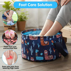 Mbaiyo Collapsible Bucket For Soaking Feet - Portable 11 8x7 9 Inch  Blue