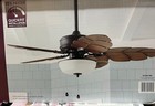 Home Decorators Palm Cove 52 In  Led Indoor outdoor Natural Iron Ceiling Fan