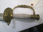 Us Model 1860 Civil War Officers Gar Veterands Gold Etched Blade Sword Scabard 1
